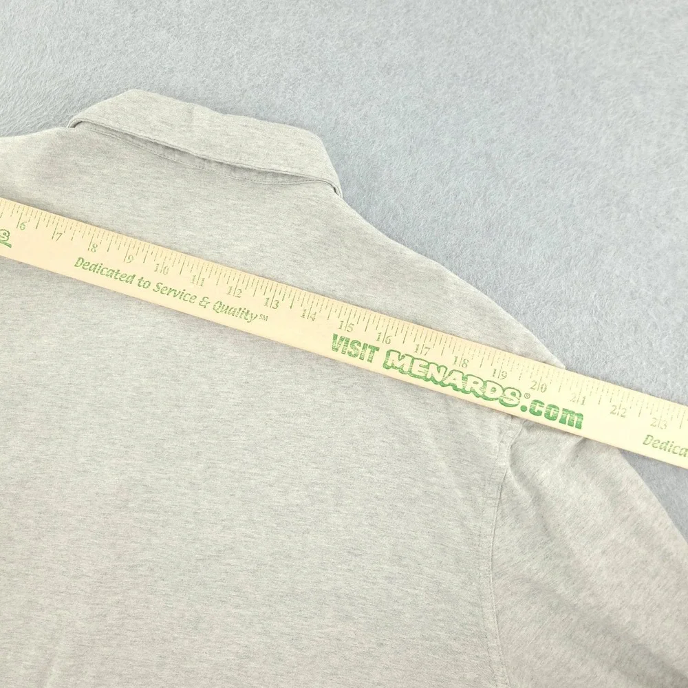 Faherty Sunwashed Shirt Mens XL Gray Organic Cotton Long Sleeve Button Up Casual - Picture 9 of 10